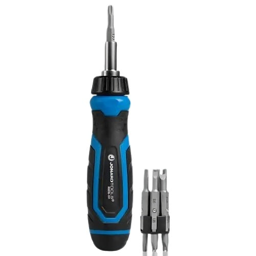 Jonard Tools RSDS-151 15-in-1 Ratcheting Screwdriver with Security Bits