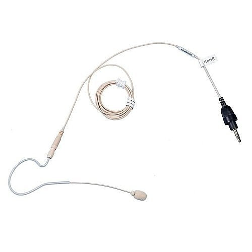 TOA YP-M5000E QD00 Ear-Hook Microphone with Omnidirectional Pick-Up Pattern, Beige