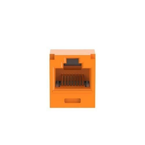 Panduit CJ6X88TGOR Mini-Com Module Cat 6A UTP Keystone Jack, 8 Pos 8 Wire, Orange