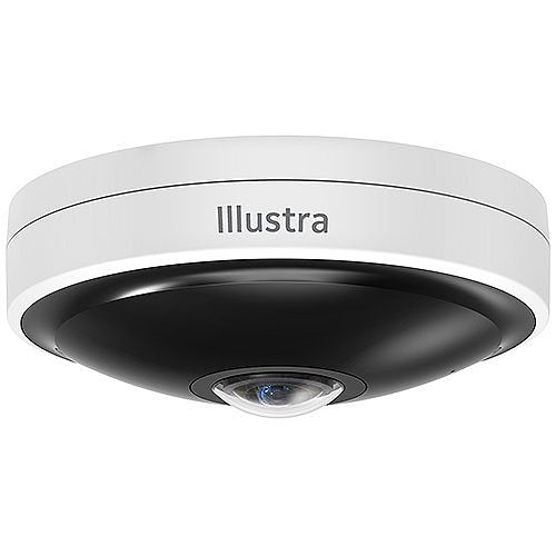 Illustra IPS12-F27-OIA4 12MP Pro Gen4 IR Fisheye Camera, 1.37mm Lens, White