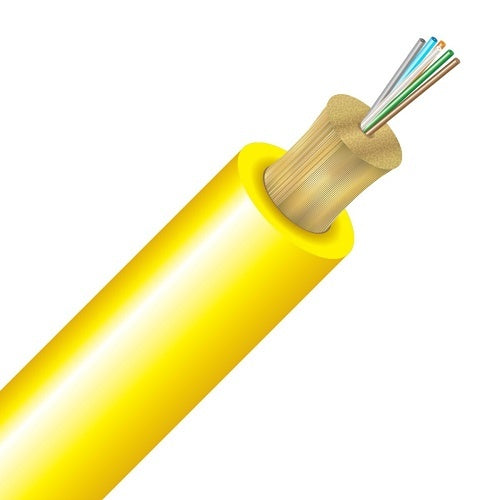 Cleerline 6D9125SMOS2P-B2K SFF Micro-Distribution Cable LT, 6 Strand, Plenum I/O, 9/125, G657 A2/B2 OS2, Yellow, Spool, 2000\'