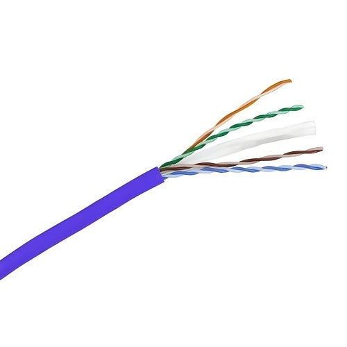 Hubbell HC6RPP NEXTSPEED CAT6 Plenum Cable, 1000\' Reelex Box, Purple