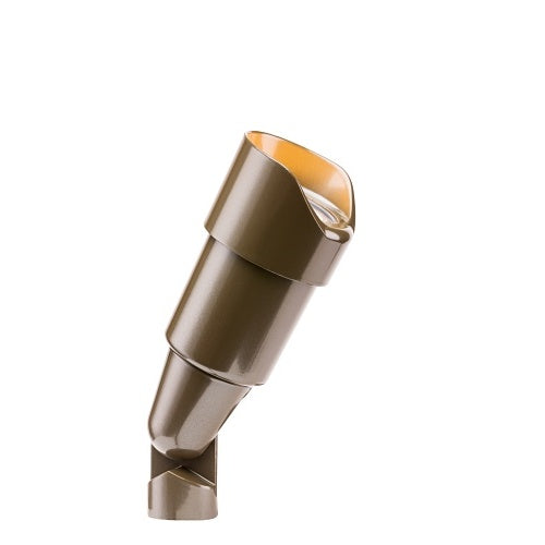FX Luminaire RS-NL-BZ Vantage Collection Up Light, No Lamp, Bronze Metallic