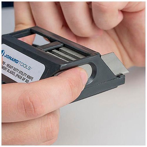 Jonard Tools UKN-50RB Heavy Duty Utility Knife Replacement Blades, 50-Pack