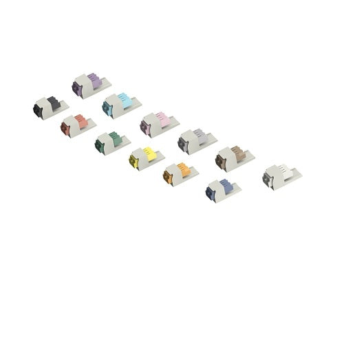 Panduit CMDBRDRDDLCZIW Mini-Com Duplex Keyed/Non-Keyed LC Adapter, Connectors