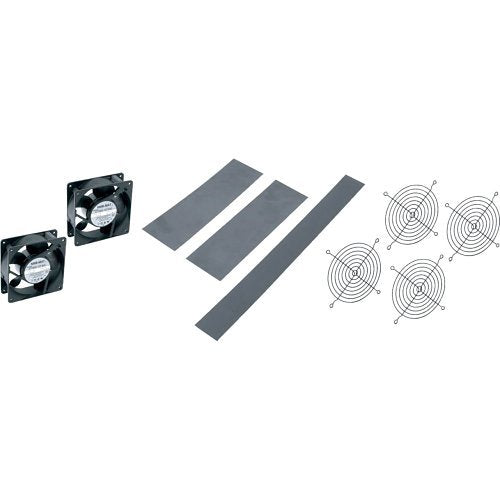 Middle Atlantic DWR-FK17 Fan Kit 17\\" Deep for DWR Racks, 190 CFM, Black