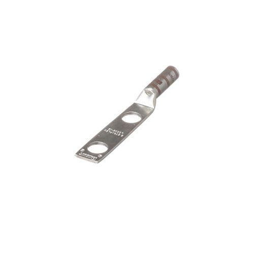 Panduit LCCX2-12-E Compression Connector Lug, 2-Hole, Flex, #2AWG, Copper