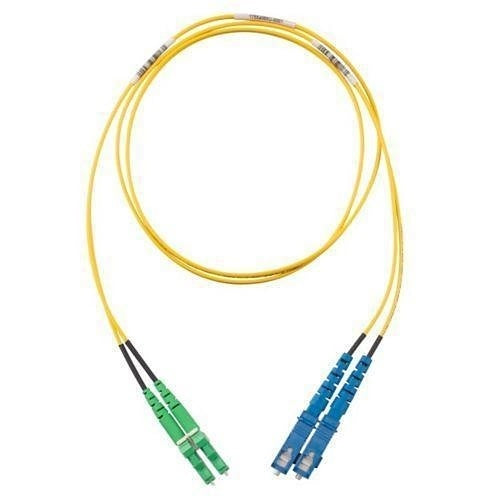 Panduit F92ERB1SNSNM001 Fiber Optic Patch Cord, OS2 2-Fiber 1.6mm PC OFNR Line Card1/APC to Silver Coated Copper Duplex, 1m