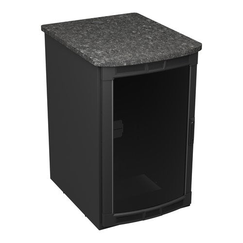 Middle Atlantic BGR-25SA27MDK-E2 BGR Rolling Presentation Rack with Midnight Stone Top, 31.35\\" Depth, 25U