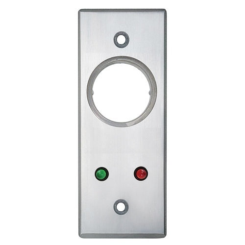 Camden CM-2070-7212 CM-2000 Series Key Switch, SPDT Momentary and Maintained, Red and Green 12V LEDs Mounted on Faceplate