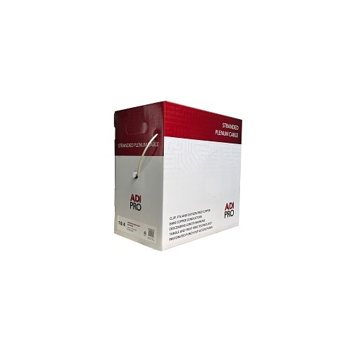 ADI PRO RN-9004110 18/4 Stranded Plenum, CL3P Unshielded Cable, 1000\', Express Box, Off White
