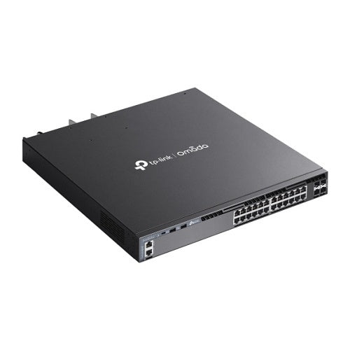 TP-Link SG6428XHP Omada Campus 24-Port Gigabit Stackable L3 Managed PoE+ Switch with (4) 10G Slots