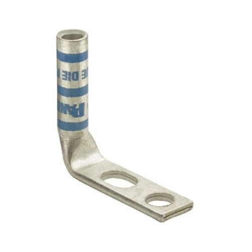 Panduit LCC6-14JAWF-L Compression Connector Lug, 2-Hole, #6AWG, Copper