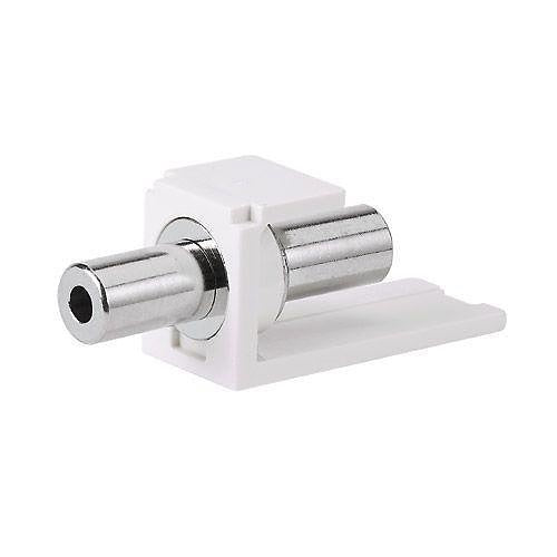 Panduit CM35MSCWHY Pan-Net Stereo Coupler Module, 3.5mm, White