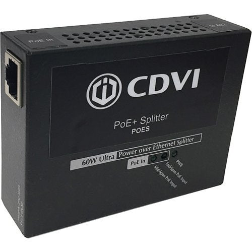 CDVI POEI Single-Port Ultra PoE+ Injector, 60W