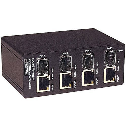 Vigitron Vi50004 5-Port PoE Harden L2 Network Switch, 100/1000Mbps