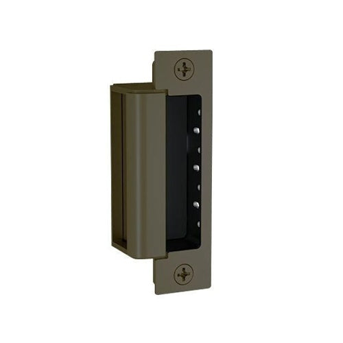 HES 1600-CS-613E-LM 1600 Series Complete Electric Strike with 1LB and 1DB Faceplate Kits, Lock Monitor, Dark Oxidized Satin Bronze Powder