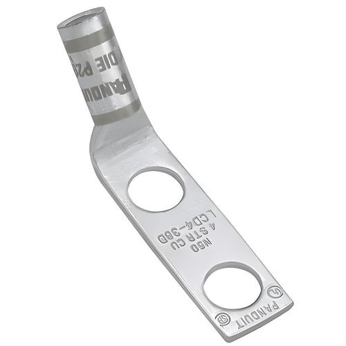 Panduit LCD4/0-38DH-X Compression Connector Lug, 2-Hole, 4/0AWG, Copper