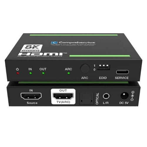Comprehensive CPA-HDAE10 Pro AV/IT Integrator Series HDMI 8K Audio De-Embedder with ARC, EDID Management, Dolby Atmos