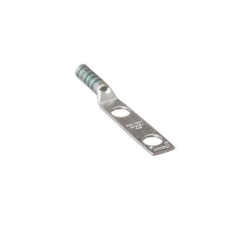 Panduit LCC1-12W-E Compression Connector Lug, 2-Hole, #1AWG, Copper