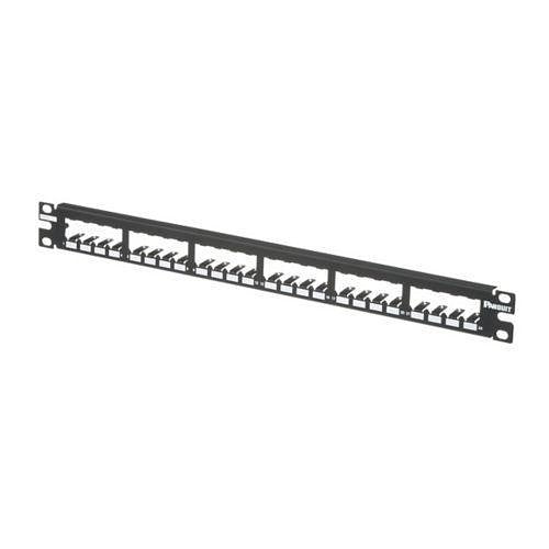 Panduit CP24BLY 24-Port All Metal Patch Panel, Black