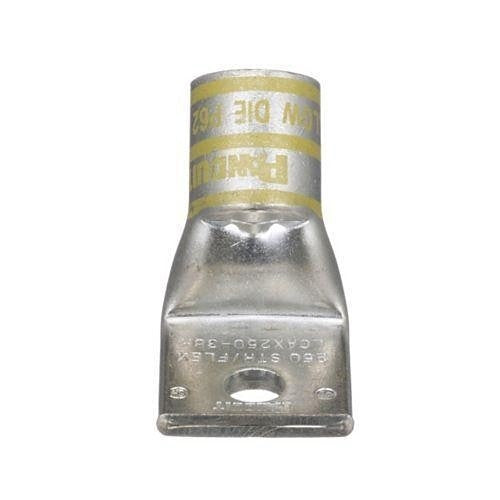 Panduit LCAX250-38H-X Compression Connector Lug, 1-Hole, 250kcmil, Copper