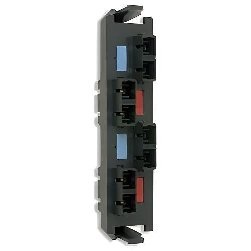 Siemon RIC-F-SC8-01 Duplex SC Adapters, 8-Fiber