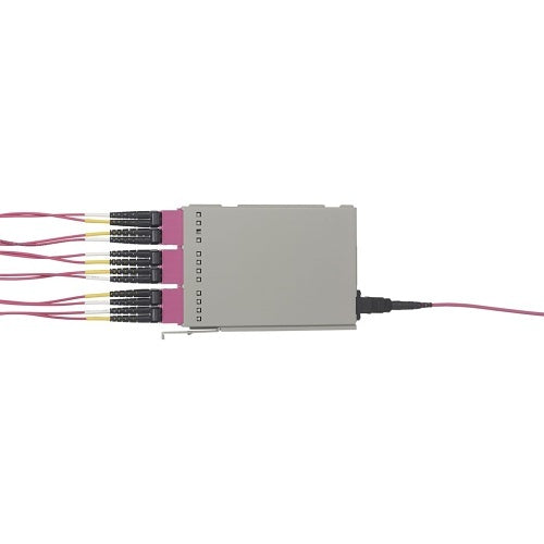 Hubbell DFHPCLCLCF1MVI Fiber Optic, Patch Cord, Plenum, OM4, Duplex, LC to LC, 1M, Violet