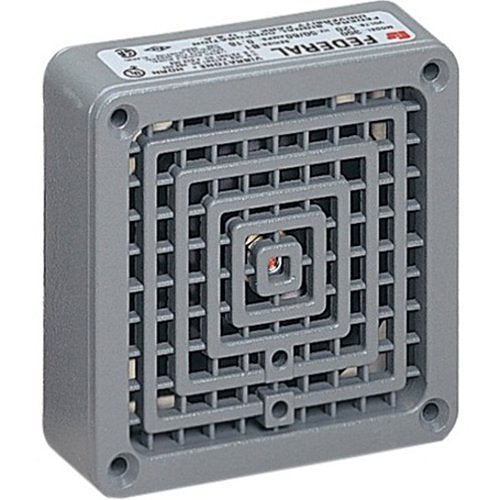 Federal Signal 350 Vibratone Horn, 24VAC, Gray