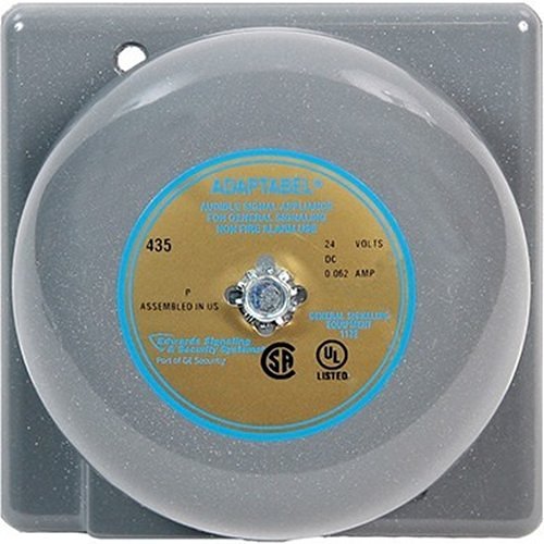 Edwards Signaling 6\\" Vibrating Bell 24 VDC, 0.062 A Image of ED-4356G1