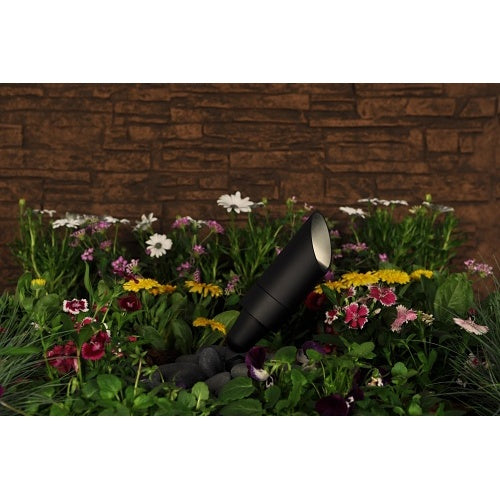 FX Luminaire MU-NL-LS-FB Up Light Vantage Collection Series MU Accent Light, No Lamp, Long Shield, Flat Black