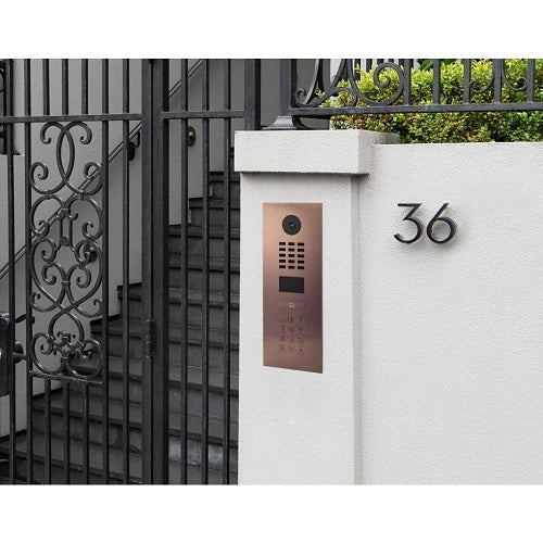 DoorBird D2101KV IP Video Intercom, Keypad, Bronze PVD