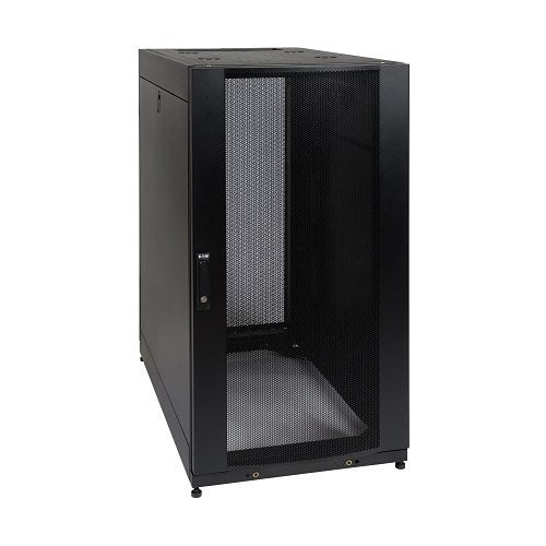Eaton Tripp Lite SR25UBSP1 Eaton Tripp Lite 25U Rack Enclosure Server Cabinet Shock Pallet w/ Doors and Sides