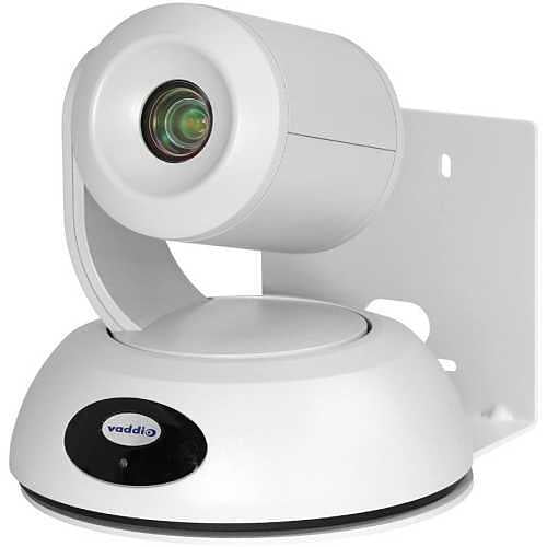 Vaddio EasyIP 20 Base Kit, (1) Professional IP PTZ Camera, (1) Mixer, (1) Network Switch, White (999-30231-000W)