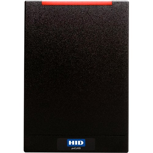 HID 920NHRNEK00038 pivCLASS R40-H Reader, 13.56 MHz Contactless Supports PKI-Based FIPS 201 Credentials, RS485 FDX, Pigtail, Standard v1, FIPS 200-BIT, MIF/DES 56-BIT CSN, Black