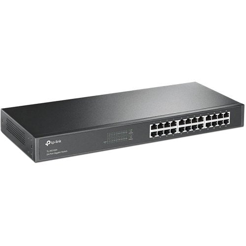 TP-Link TL-SG1024 24-Port Gigabit Rackmount Switch, 19\\" Rack-Mountable Steel Case