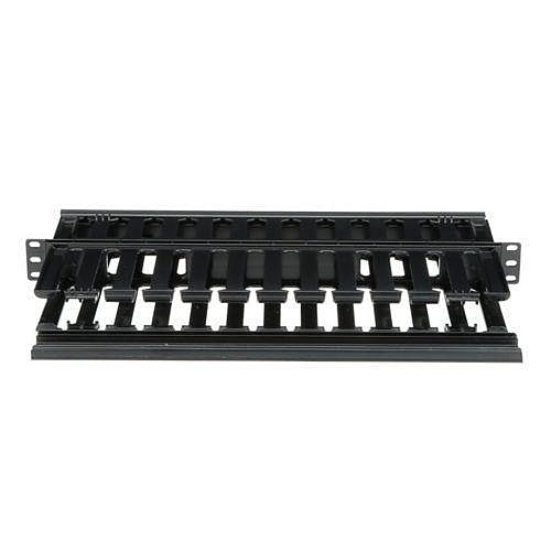 Panduit WMPSE PatchLink Horizontal Dual-Sided Manager, 1RU, 8.9\\" Depth