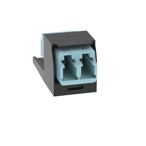 Panduit CMDPWTLCZBU Mini-Com Keyed P-WT Duplex LC Adapter, Connectors