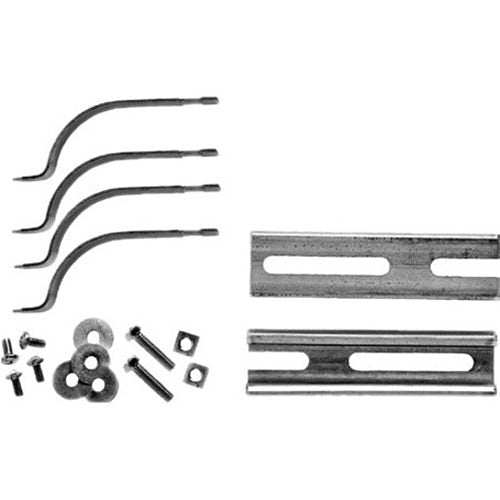 Mier BW-24PM6 Pole Mount Kit For 24\\" Wide Metal Box On A 6\\" Pole Image of BW-24PM6