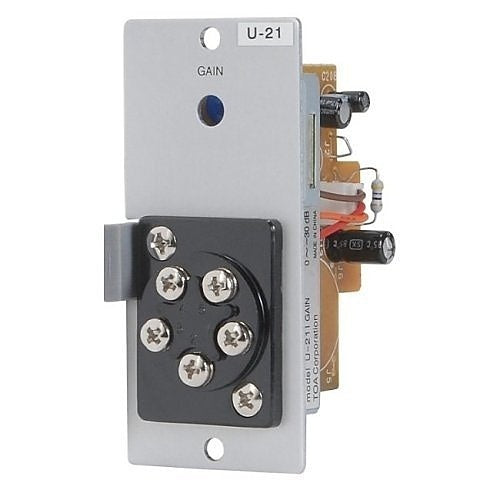 TOA U-21SD00 Series Line Input Module for 900 Series with 5-Screw Terminals Connector