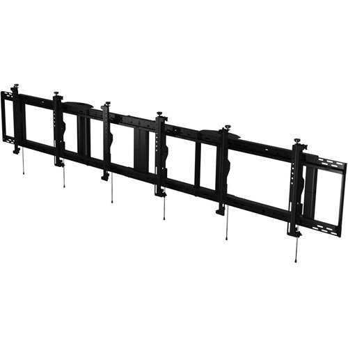 Peerless-AV DS-MBZ947L-3X1 SmartMount Digital Menu Board Ceiling Mount with 8pt Adjustment, Landscape 3x1 Configuration for 46\\" to 48\\" Displays