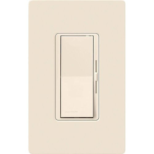 Lutron DVCL-153P-LA Diva LED+ Dimmer Switch, 150W LED, Single Pole / 3-Way, No Neutral Required, 120V, Light Almond