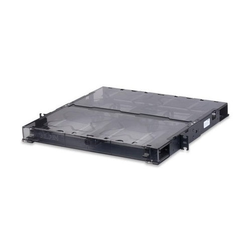 Belden ECX-01U FiberExpress ECX Patch Panel Housing, Holds ECX Adapter Frames or Cassettes, 19\\" W, 1U, Black