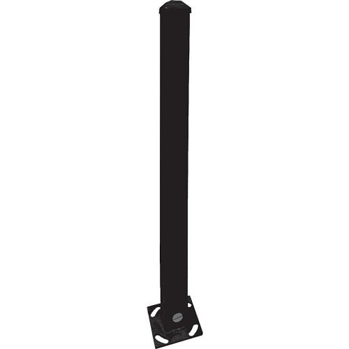Optex OVS-MPBCURB 21" Mini Post for Curb Mounting OVS Series, Black
