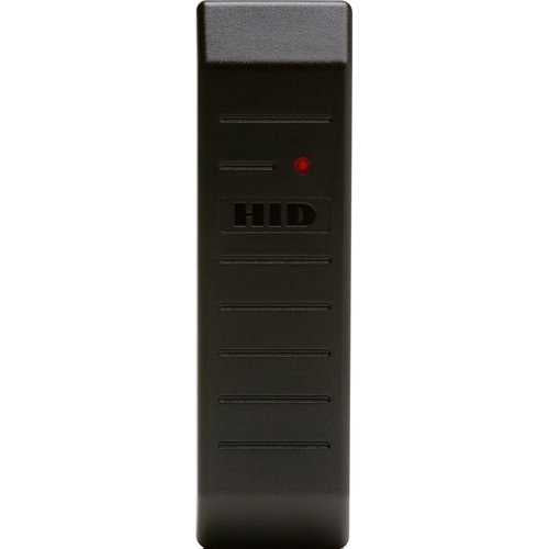 HID 5365EKT00 MiniProx Plus Proximity Reader with Wiegand Output and Terminal, Beep on, LED Normally Red, Reader Flashes Green on Tag Read, Classic Black