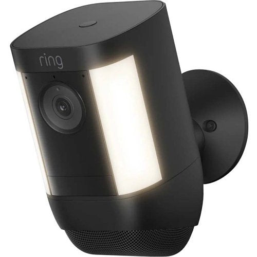 Ring Spotlight Cam Pro Plug-in Motion Detection, Night Vision Camera, Black (B09DRWKZWJ)