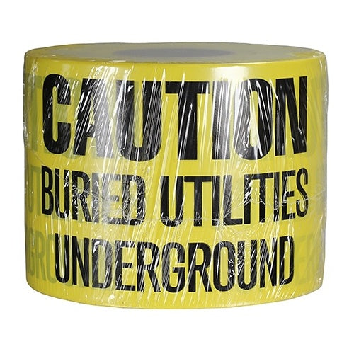 Dottie UT40D 6-Inch by 1000-Foot Yellow Underground Tape with 'CAUTION' Marking