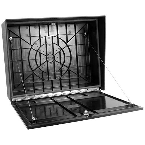 Pedestal Pro LANDO-PC-20X16-E-BLK 20\\" 16\\" Polycarbonate Housing, Black