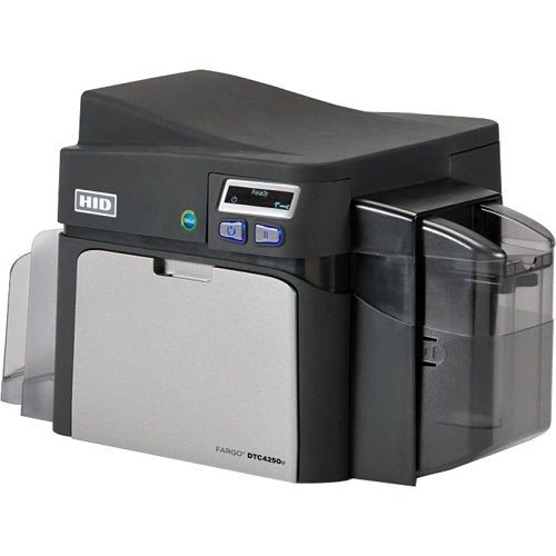 HID Fargo DTC4250e Single-Sided Printer with Webcam, Full-Color Ribbon, and 300 PVC Cards Image of FX-52601