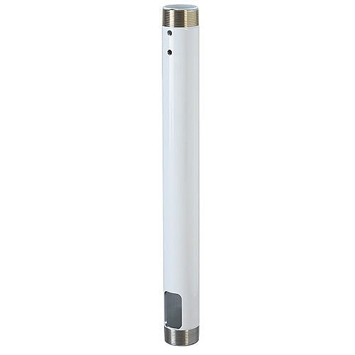 Chief CMS024W Fixed Extension Column, 24" with 1.5" NPT on Both Ends, TAA Compliant, White